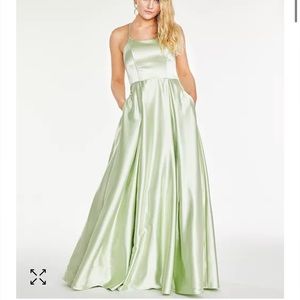 Speechless, size 15, satin formal dress